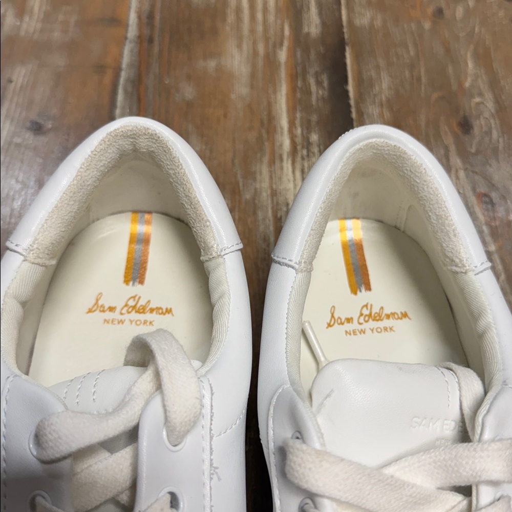 Sam Edelman Women's White Sneakers - Picture 2 of 5